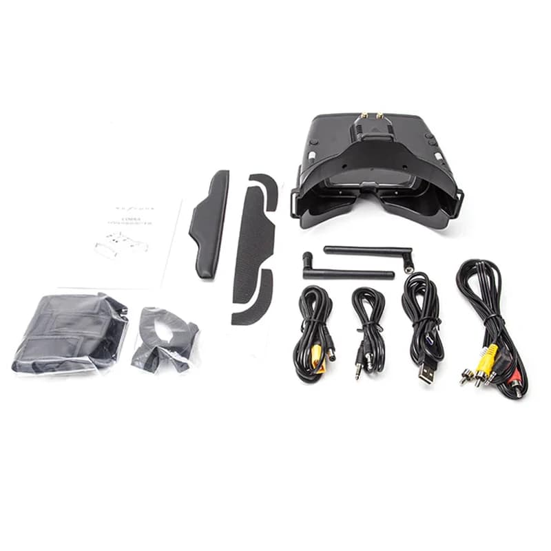 SKYZONE Cobra X V4 FPV Goggles 5.8GHz 48CH Receiver 1280x720 Head Tracker Video Glasses for RC Cars FPV Drones Fixed-wing 5