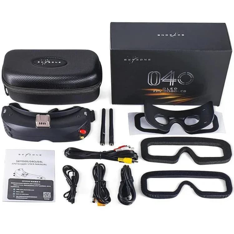 Skyzone SKY04O PRO FPV goggles 1280x720 OLED 5.8Ghz 48CH 720P 60FPS Steadyview DVR Head Tracker for RC car Drone Airplane plane 5