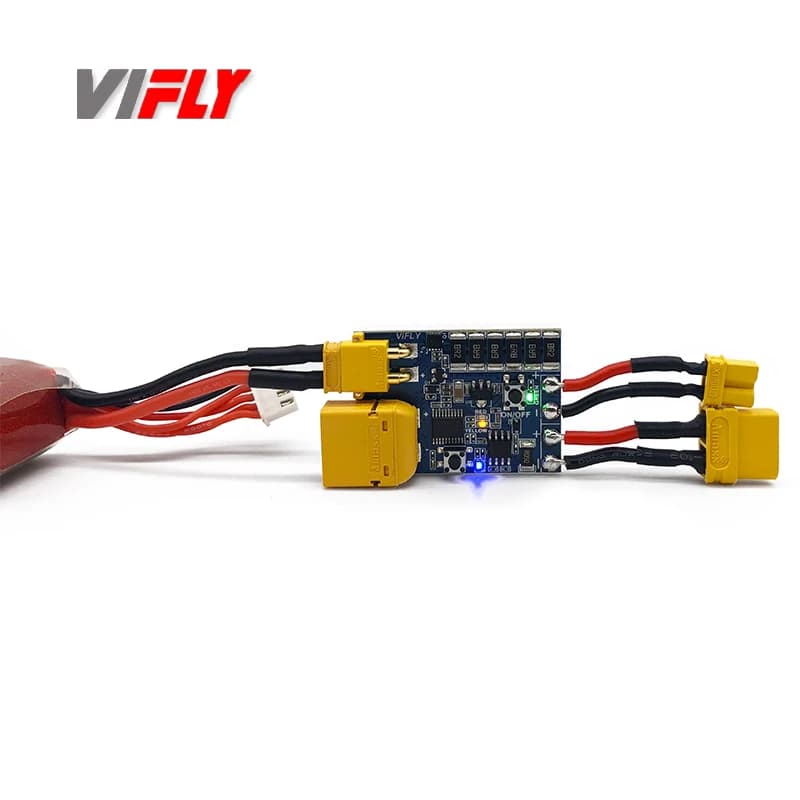 VIFLY ShortSaver 2 Smart Smoke Stopper Power Button Switch Electronic Fuse To Prevent Short-Circuit Over-Current 2-6S XT30 TX60 3