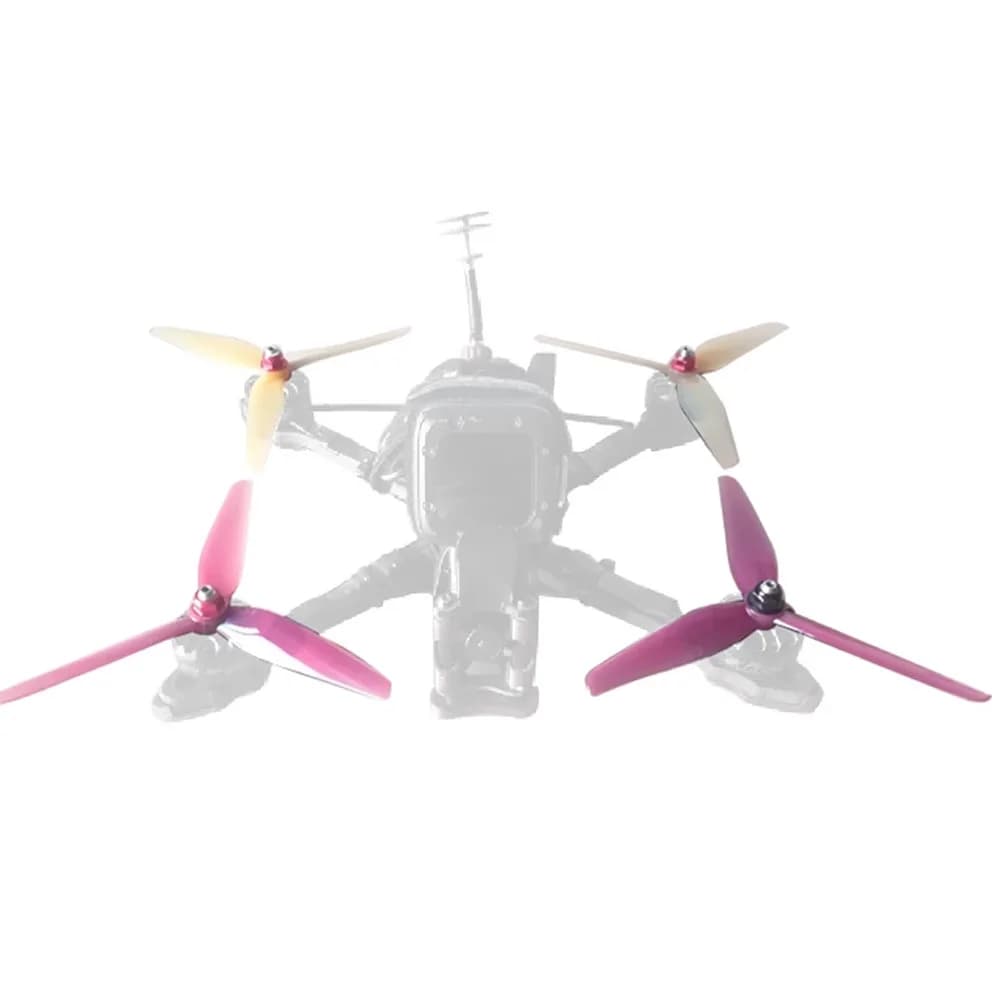 HQPROP Ethix P3 Peanut Butter & Jelly Prop 5130 5.1X3X3 3-Blade PC Propeller for RC FPV Racing Freestyle 5Inch Drones DIY Parts 6