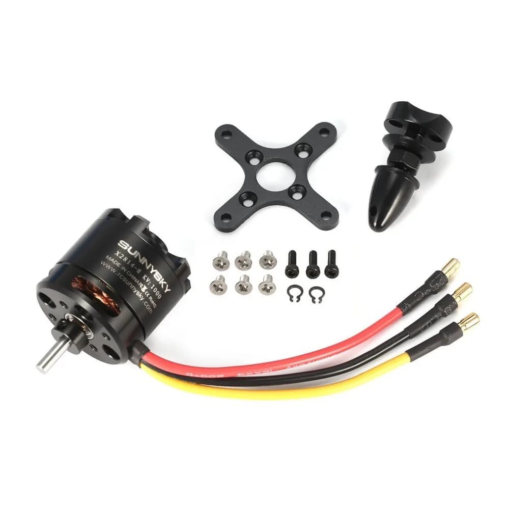 1PC Original SUNNYSKY X2814 900KV 1000KV 1100KV 1250KV External Rotor Brushless Motor for RC 3D fixed-wing Aircraft Airplanes 2
