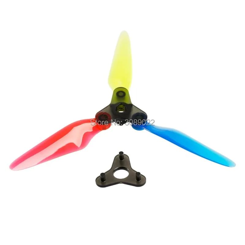 12Pairs 24 pcs DALPROP Fold F5 F6 F7 5.1/6/7inch Foldable Freestyle 3-Blade Propeller Props for RC Drone FPV Racing Quadcopter 6