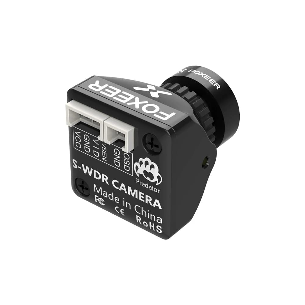 Foxeer Predator Micro V5 Camera 16:9/4:3 PAL/NTSC switchable 1.7mm lens 4ms Latency Super WDR FPV Camera for FPV RC Drone 5