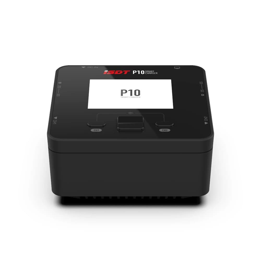 ISDT P10 250WX2 10AX2 DC Dual Channel Smart Charger for 1-6S Lipo Li-ion Life NiCd NiMH LiHV PB Battery 3