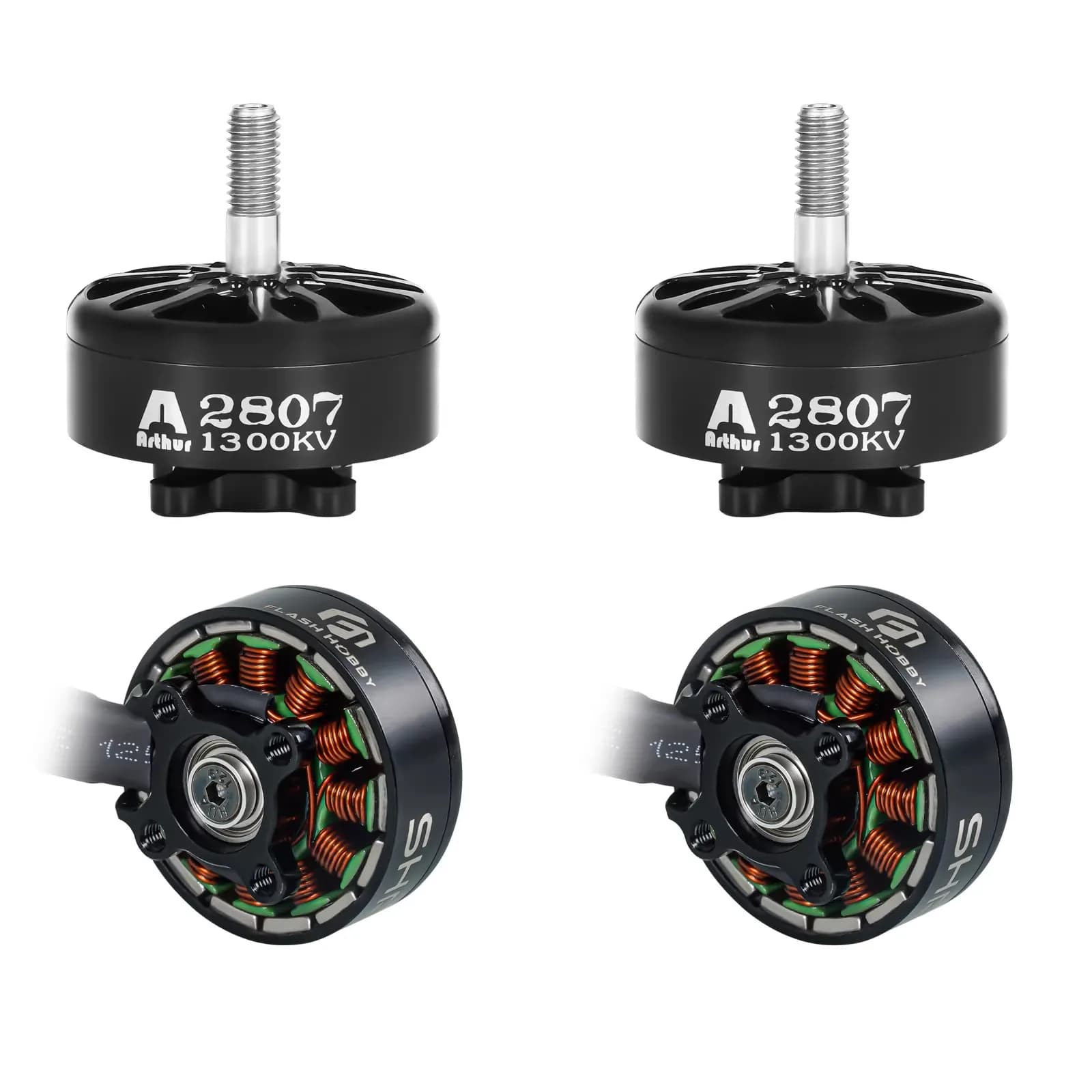 FLASHHOBBY SHRKE A2807 2807 6S 1300KV 4PCS Brushless Motor for FPV Freestyle 7inch Long Range LR7 Drone RC Model
