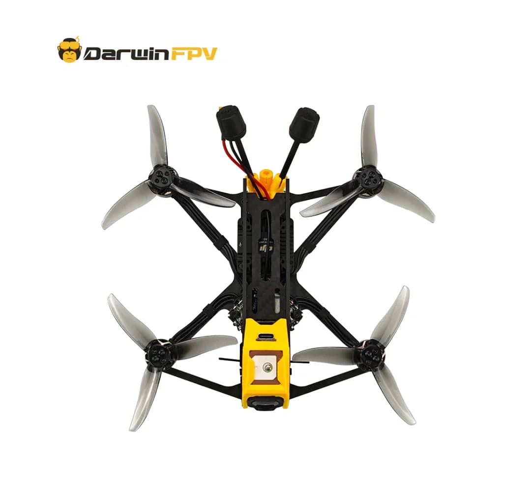 DarwinFPV BabyApe Ⅲ Pro 3.5 Inch Freestyle FPV Drone with Receiver M1018 GPS 1504-4000KV Motors 3