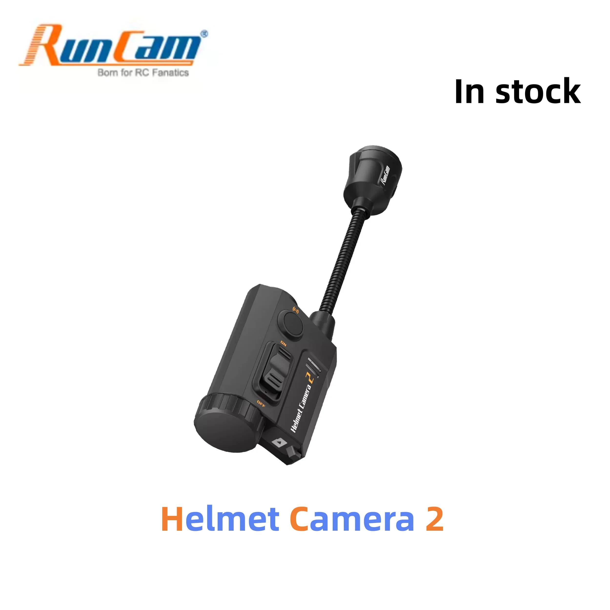 RunCam Helmet Camera2 Flashback Recording Waterproof Ultra-long battery life Supported App Preview Video Action Camera