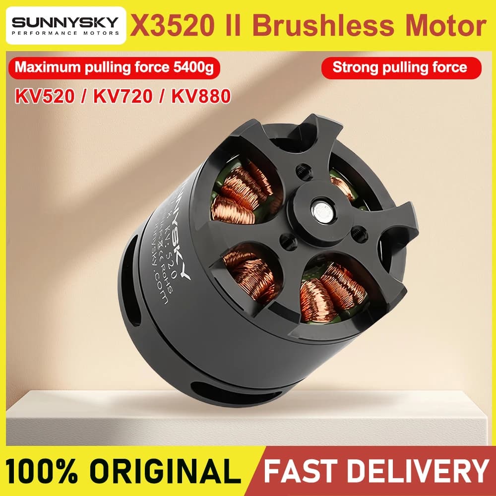 Sunnysky X3520 II  KV520/KV720/KV880 6S Brushless Motor For RC Models FPV Quadcopter drones