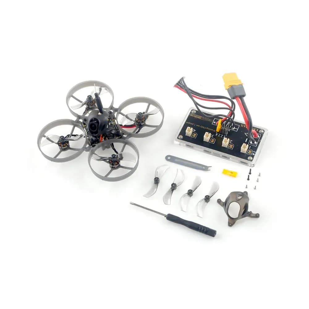 HappyModel Mobula7 1S ELRS V3.0 75mm Tiny Whoop with Runcam Nano 3, 5in1 AIO FC 12A VTX 400mW RS0802 20000KV