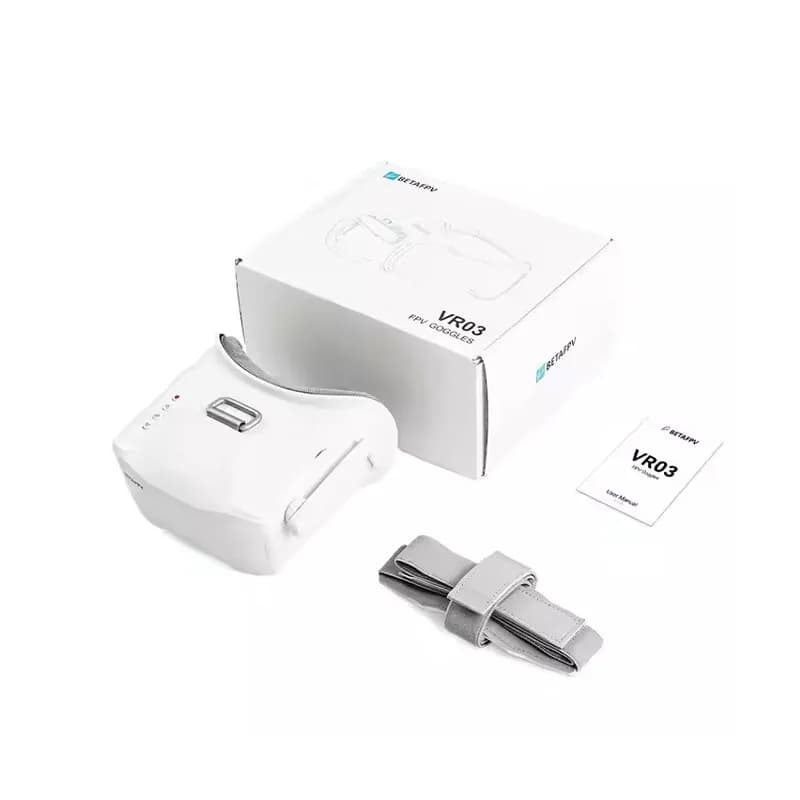 BETAFPV VR03 FPV Goggles for 5.8 GHz Simulated Image Transmission Racing with DVR Function Literadio 3 Radio and ELRS Beta 6