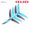 2 pairs crystal blue