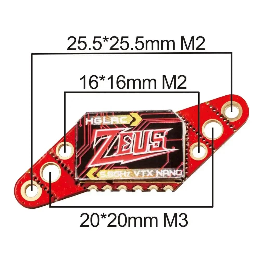 HGLRC Zeus Nano VTX 5.8G 40CH 350mW 4