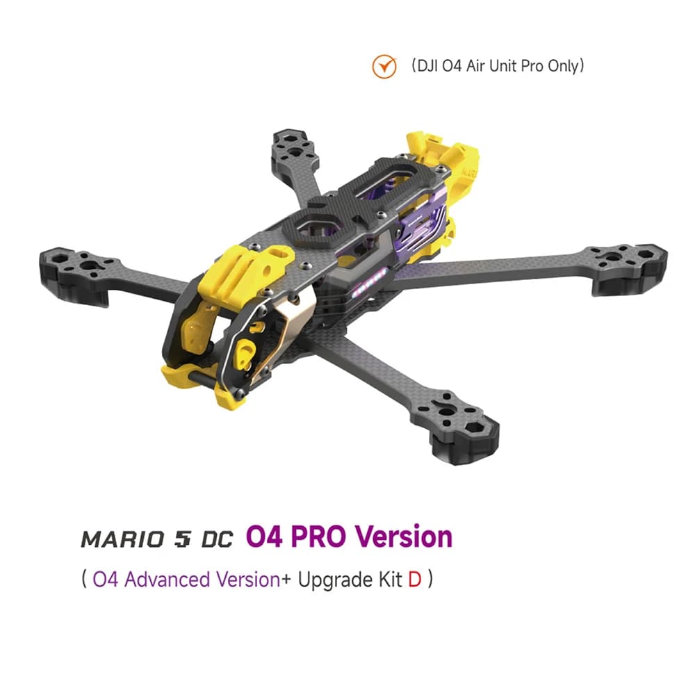 SpeedyBee Mario 5 Mario5 Frame O4 DC/ XH 227mm/XH 226mm 3K Carbon Fiber FPV Frame Kit 3