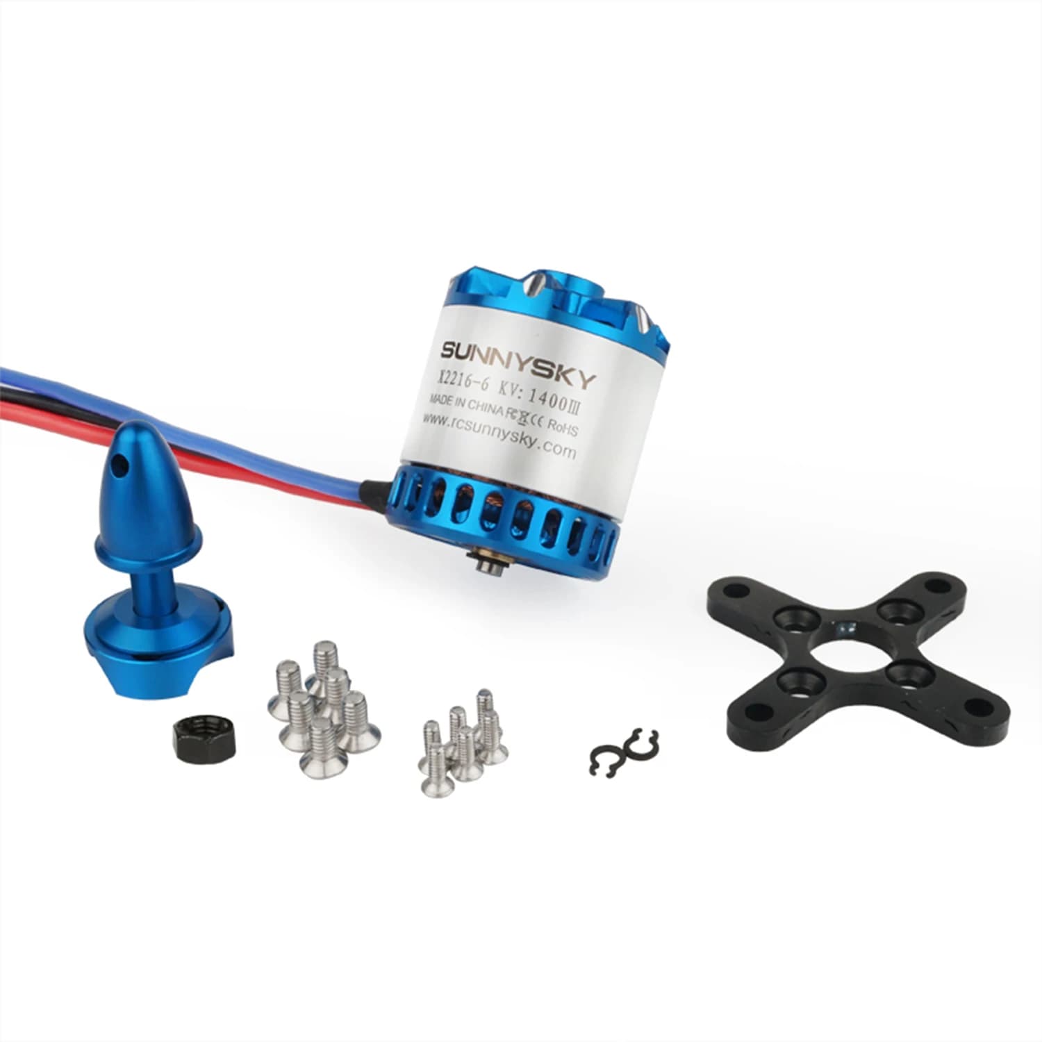SUNNYSKY X2216-III X2216 2216 880KV 950KV 1100KV 1250KV 1400KV 2600KV Long Short Shaft 3-4S Brushless Motor RC Drone Airplane