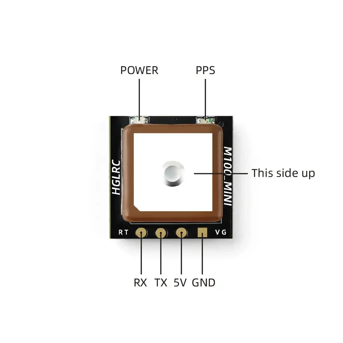 HGLRC M100 MINI M10 GPS Module 4