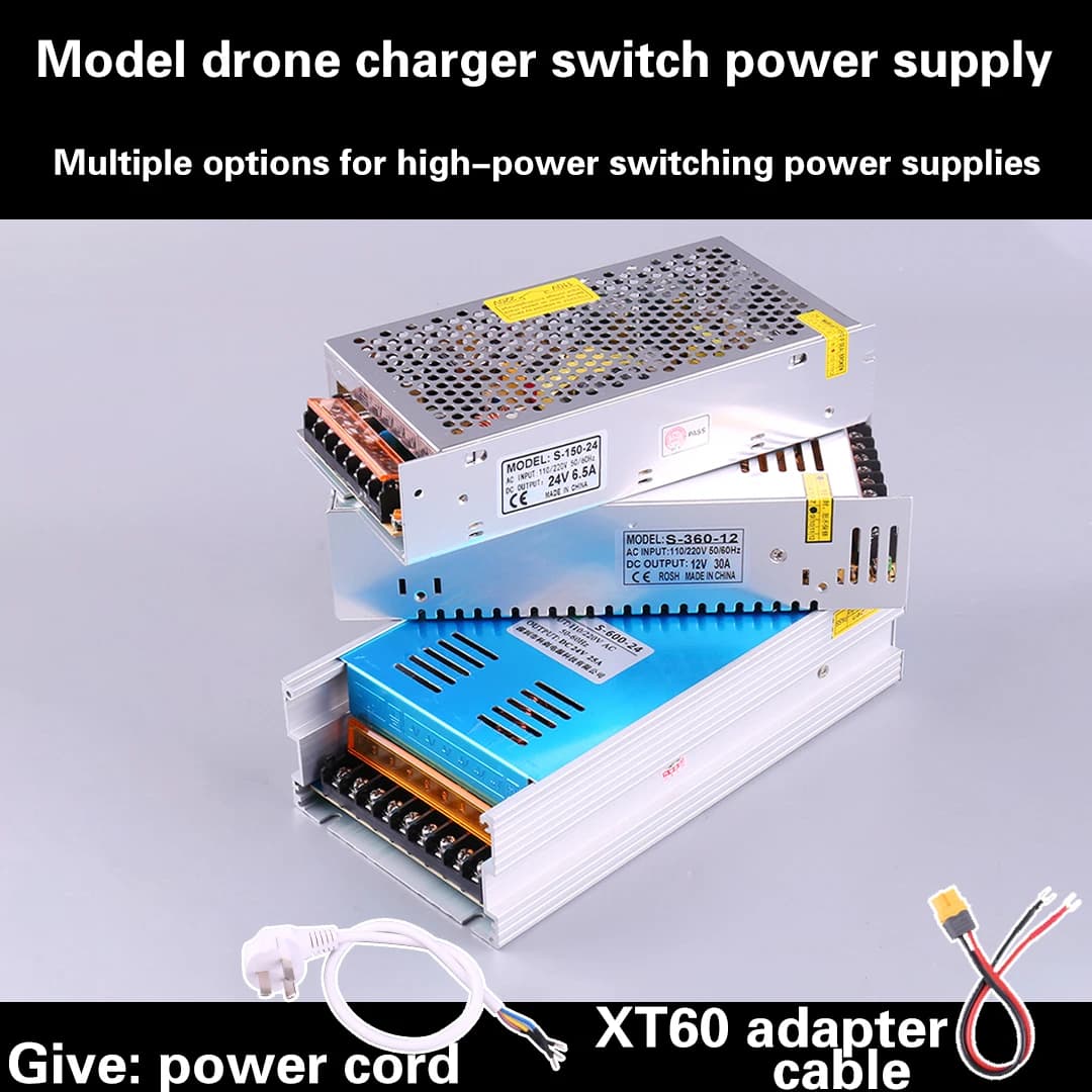 Aircraft Model Charger Switching Power Supply 12v30A 360W 24v6.5A 150W Ledi CB86/ISDT Series