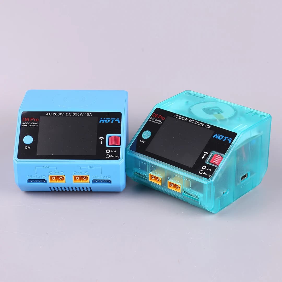 HOTA D6 Pro AC 200w DC 2x325w /15a Channel Smart Battery Charger Discharger Lipo Charger For RC Drone Spare Parts 3