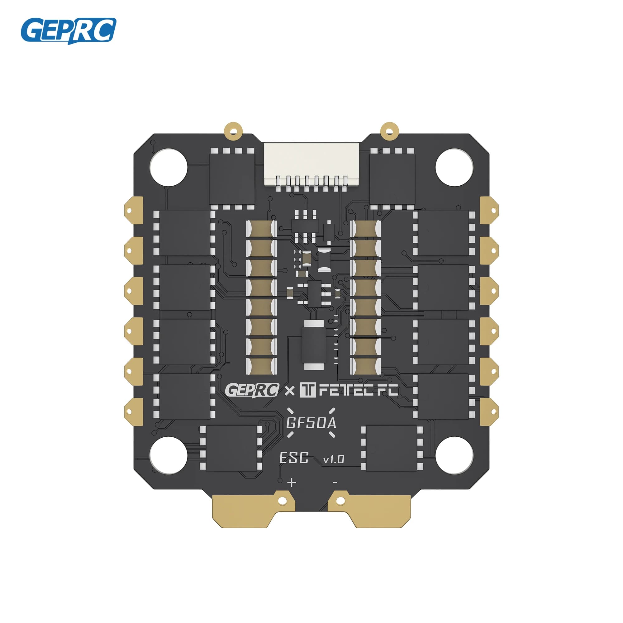 GEPRC Fettec G4 Alpha GF50A FPV Stack G473 Flight Controller FETTEC S2M Dshot2400 GF50A 4IN1 ESC for FPV Freestyle Drone Model 4
