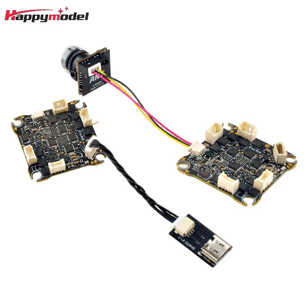 Happymodel X14 ELRS 5-IN-1 AIO Flight Controller Built-in 2.4G UART ELRS V3.0 and 400mw OPENVTX 4