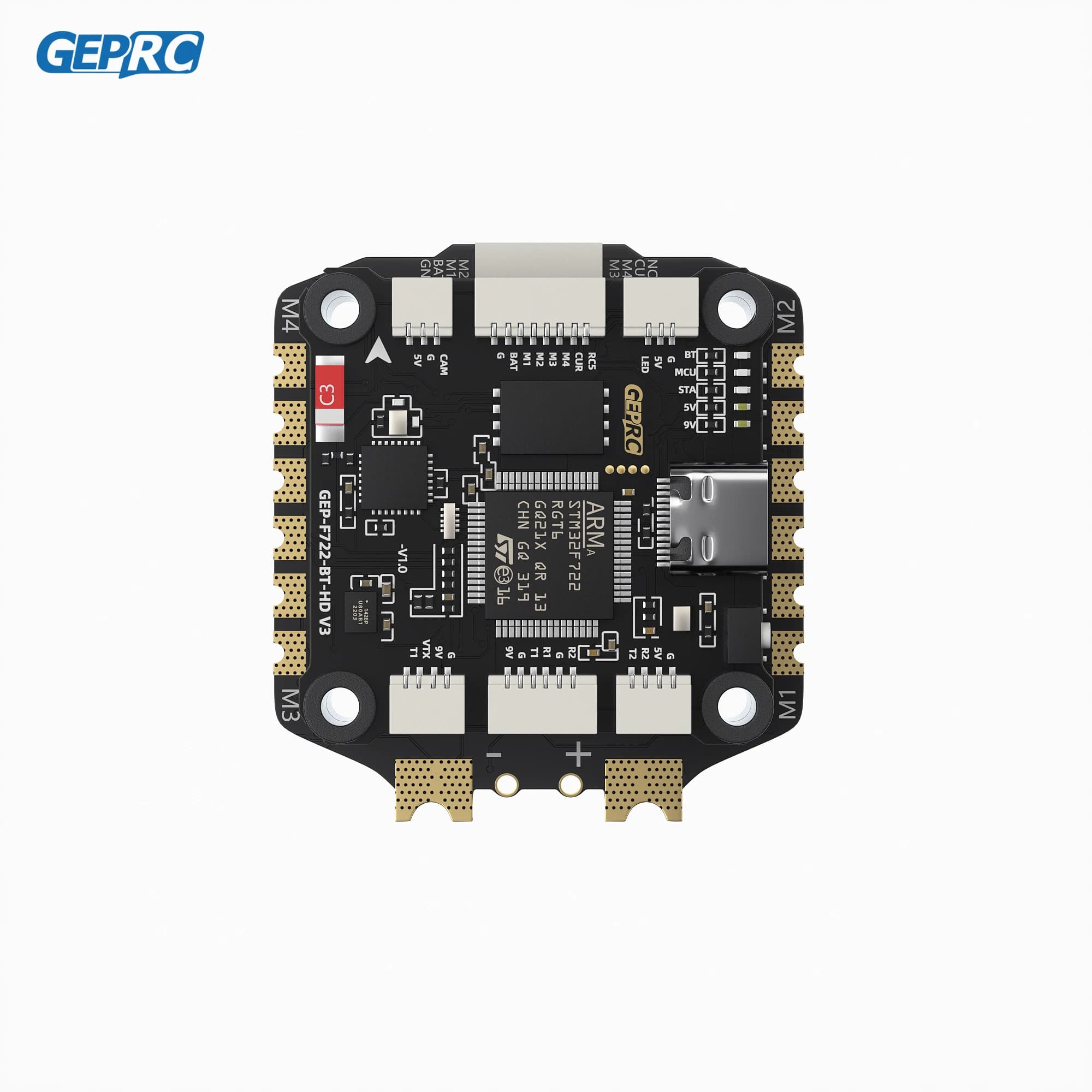 GEPRC TAKER F722 BT 8Bit 65A 60A 50A Stack 4IN1 ESC 512M Black Box 32Bit Data Analyze Record Flight Barometer Racing FPV Drone 2