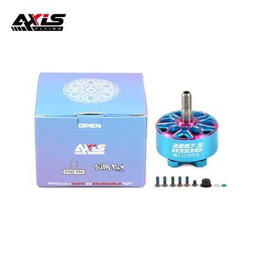 Axisflying Motor Brushless bando 2207.5 6S 1960KV for FPV Freestyle 5inch Cinewhoop Cinematic Drone DIY Parts 4