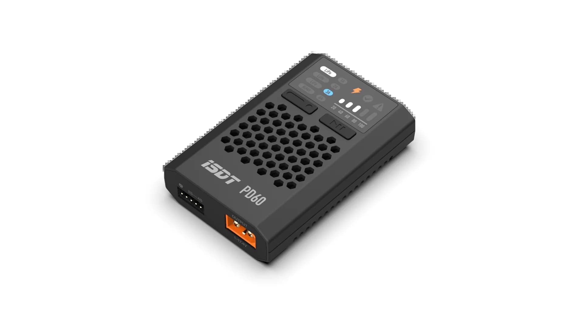 ISDT PD60 60W 6A Lipo Balance Charger, RC Charger with Type-C Input, Portable for 1-4S Lipo/Life/Lilon, 1-12S LiHv/Pb/NiMH 6