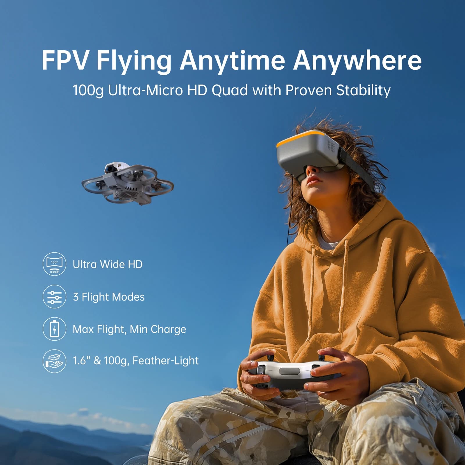 CADDX Protos FPV Kit Brushless Racing Drone Professional Quadcopter Indoor Outdoor Mini Camera Drone C0 2