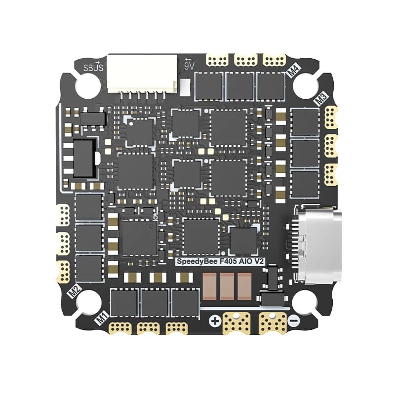 SpeedyBee F405 AIO V2 35-40A Blue-jay 25.5x25.5 3-6S Flight Control and ESC Integrated Model Aircraft Controller 4