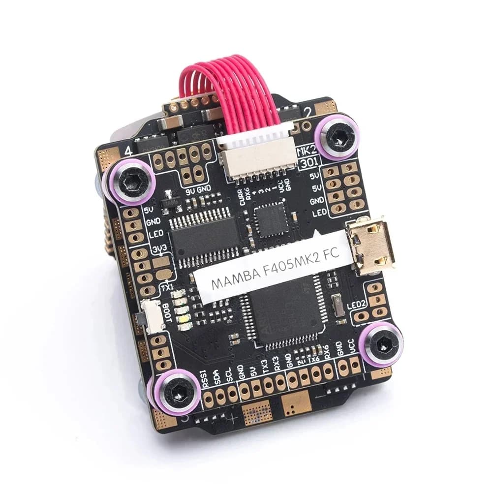 Diatone MAMBA F405MK2 Betaflight Flight Controller & F40MK2 40A 3-6S DSHOT600 FPV Racing Brushless ESC for RC Drone Mini Quad 5