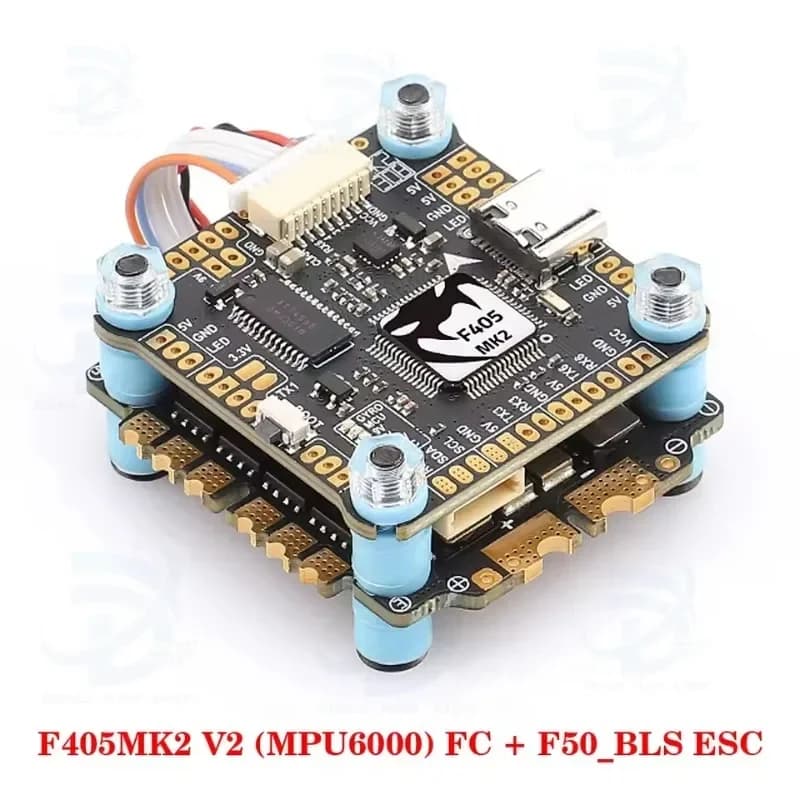 Original DIATONE MAMBA F405 MK2 V2 ICM42688-P Flight Controller W/ BLHeli_S F40/F55_BLS 4in1 ESC Dshot 300-1200 for RC FPV Drone 2
