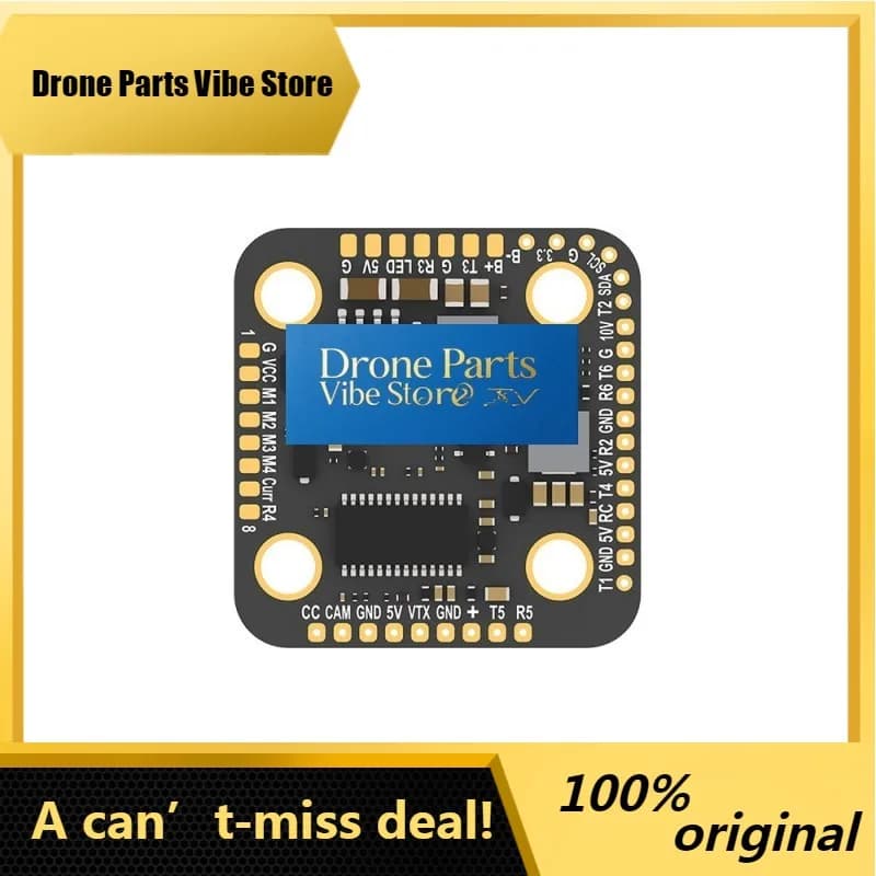 DronePNewest Foxeer F722 V4 Dual BEC 5V/10V HV 4-8S Mini Flight Controller 20X20mm For X8 HD/HDZero/VISTA VTXFPV Racing Drone