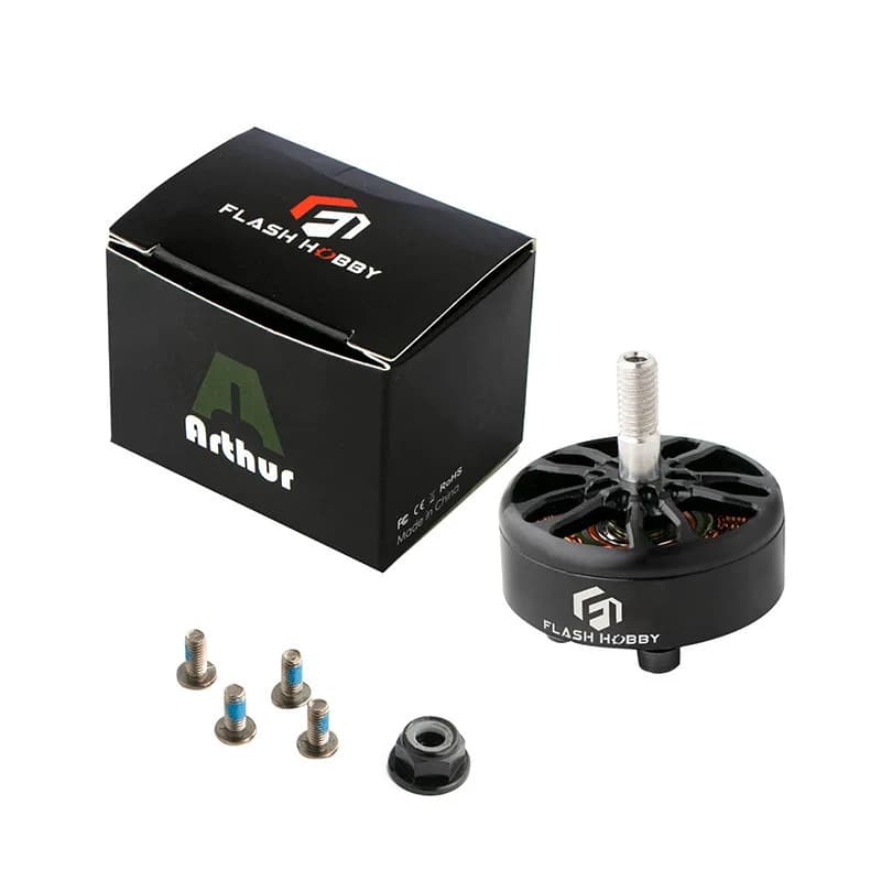 Flashhobby A2807 4S-6S Brushless Motor 1300KV/1500KV/1800KV for FPV Freestyle 7inch Long Range Drones DIY Parts 6