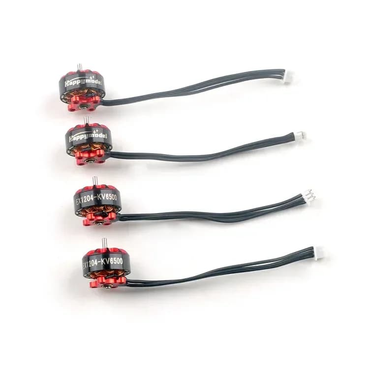 HappyModel EX1204 1204 Brushless Motor 5000KV 2-4S 6500KV 2-3S 1.5mm Shaft for 3 Inch Toothpick FPV Racing Drone 5
