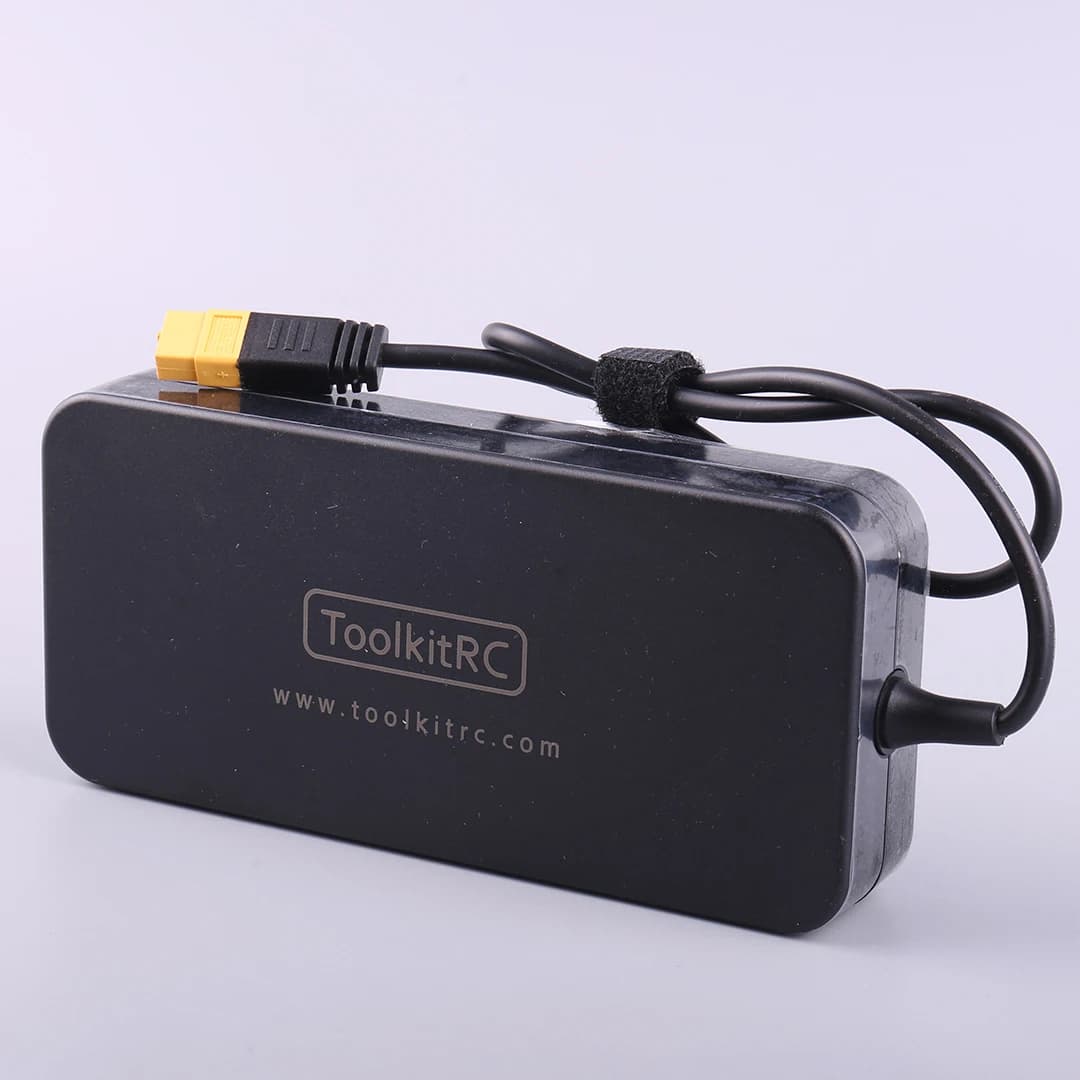 ToolKitRC ADP200 200W 4A Charger Power DC19.5V 10.3A Supply With XT60 Output Adapter for RC iSDT GTPower HotRC SkyRC Chargers 4
