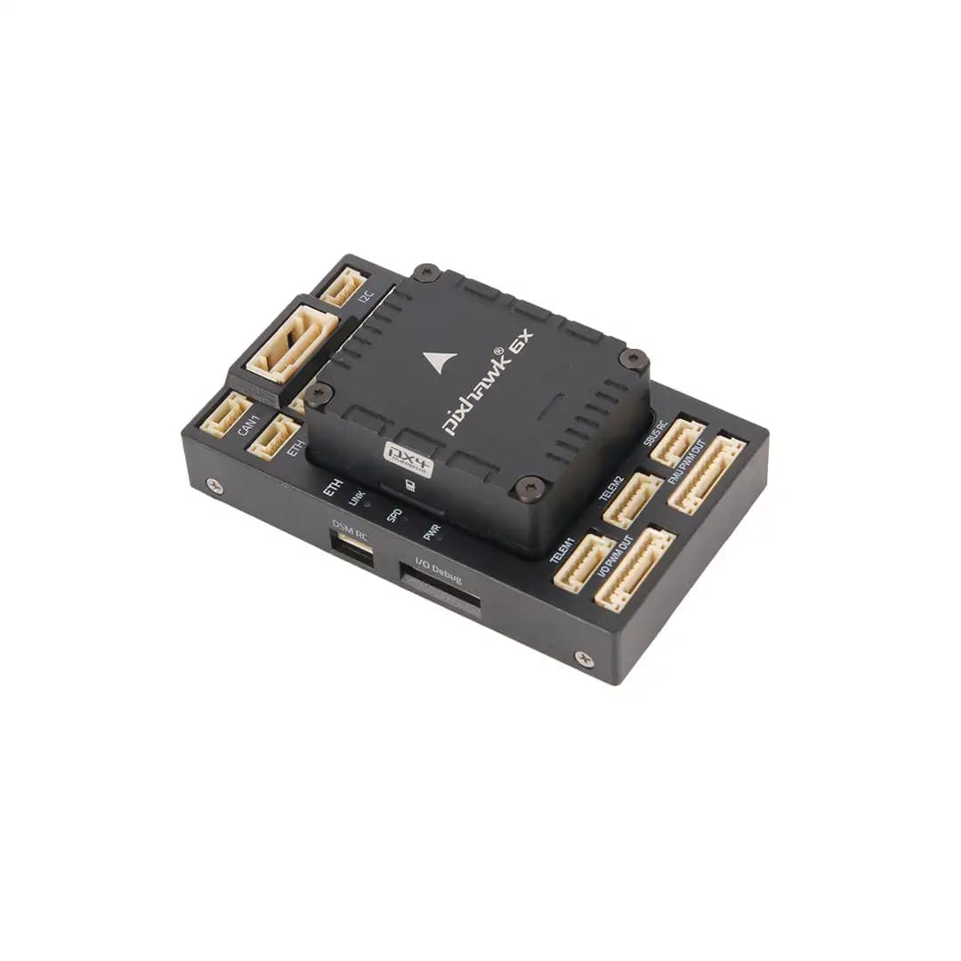 HolyBro Pixhawk 6X (ICM-45686) - Mini Pixhawk Baseboard & PM02D Power Module - SKU: 11073+18074+15011