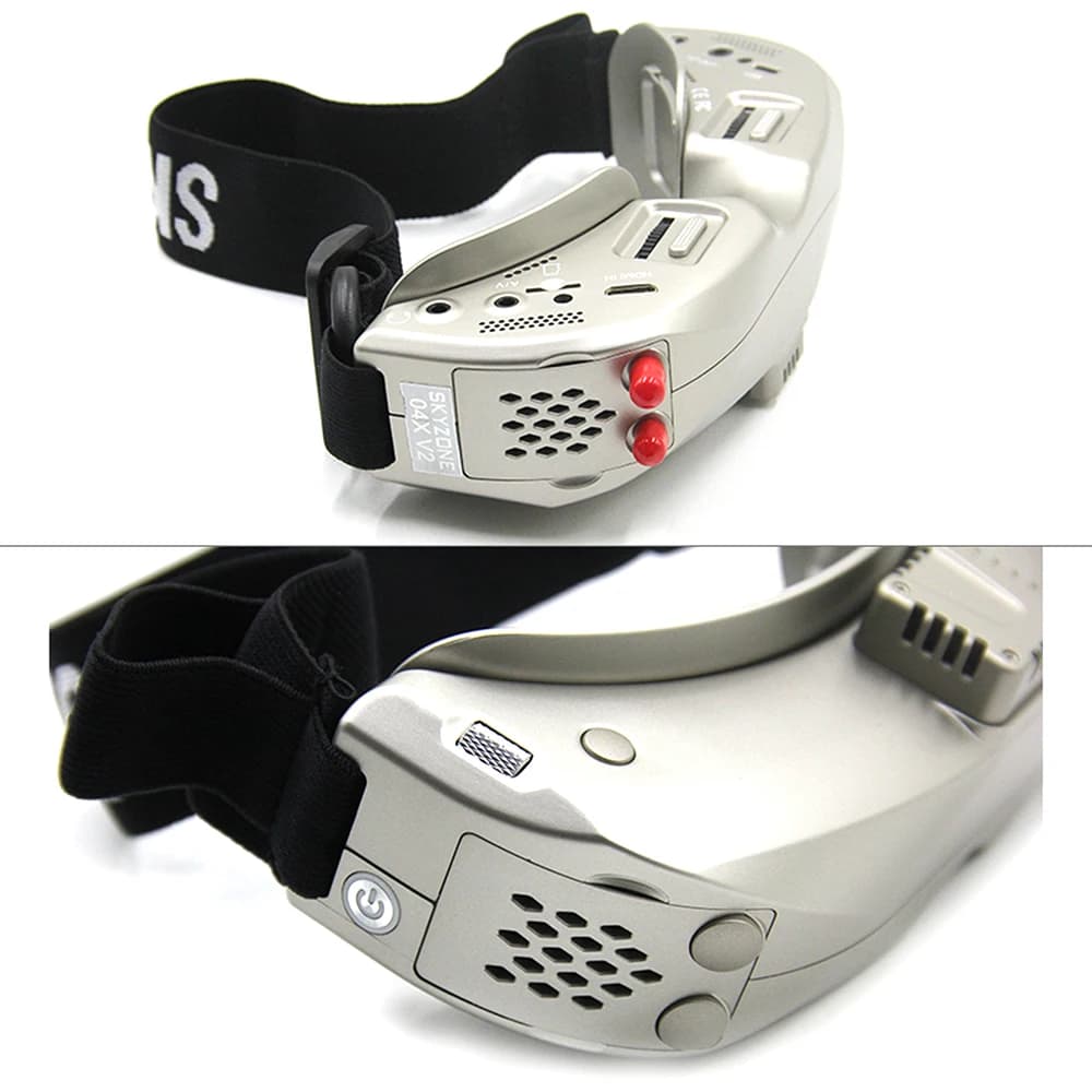 Skyzone SKY04X/L FPV Goggles Head Strap Faceplate Mask PU Pad w/Magic Stick Loop Tape for Racing Drone RC Quadcopter Spare Parts 4