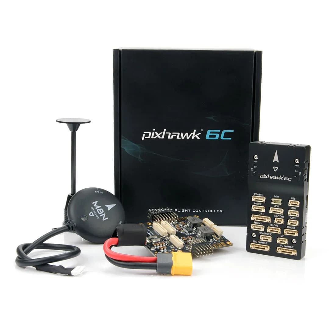 Holybro Pixhawk 6C Flight Control Four Axis Multi Axis Fixed Wing PX4 PIX4 Pixhawk4 Upgraded Open Source,M10/M9N GPS