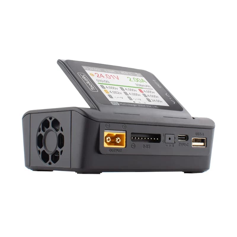 ToolkitRc M9 600W RC Model Balance Lipo LiFe Battery Charger 20A DC Smart Charger with Audio Function USB Fast Charing 4