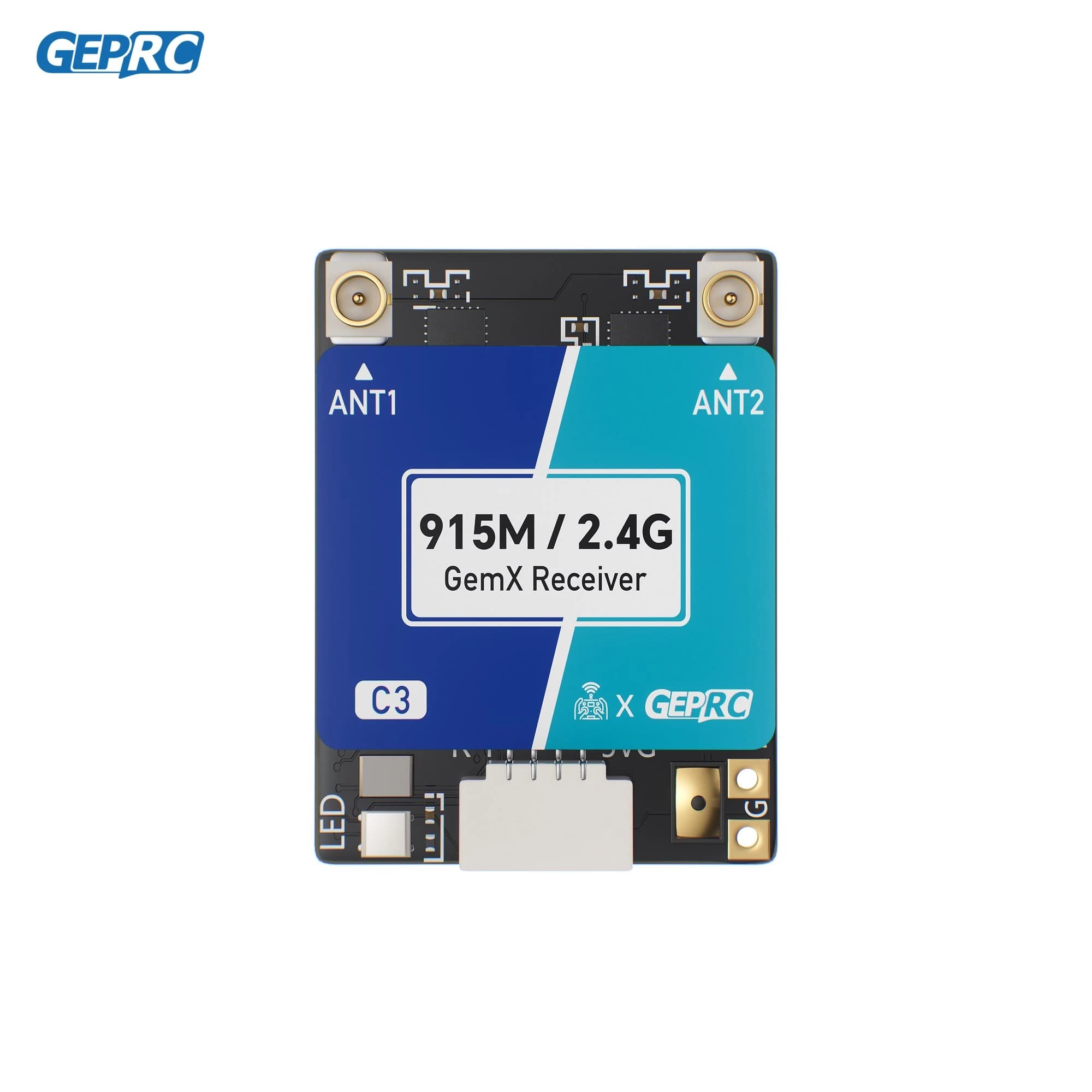 GEPRC ELRS 915M/2.4G C3 Gemini Xrossband Receiver TX Module Dual-RF Chip 1000Hz FPV Quadcopter Longrange Freestyle Drone Parts