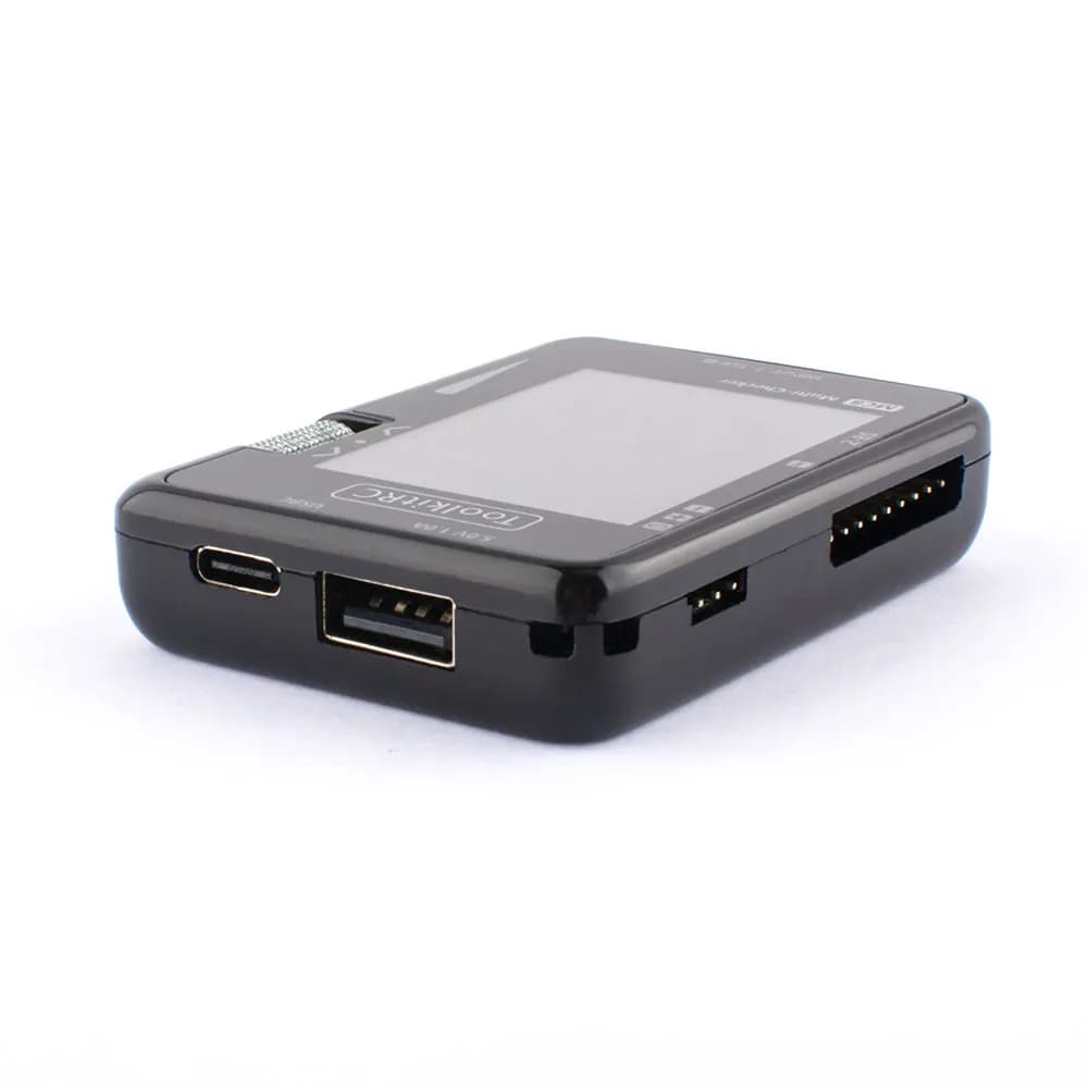 ToolkitRC MC8 Mini Size Cell checker 32 Bit 2-8S Battery Multi-Checker PWM Output PPM SBUS Readout With USB-C Fast Charging 5