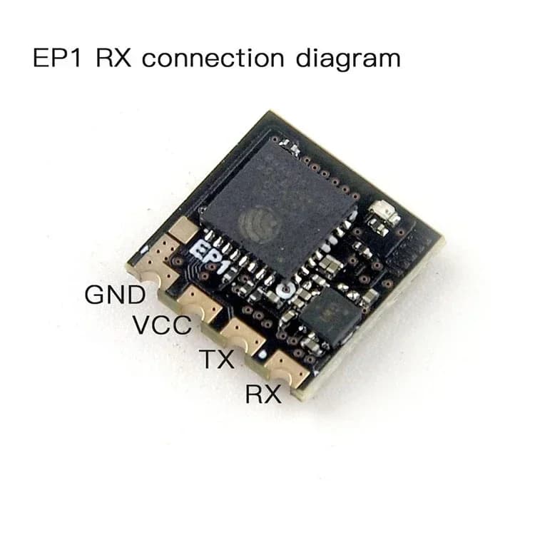 HappyModel EP1 EP2 RX 2.4G ExpressLRS ELRS Nano Long Range Receiver For ES24TX Module RC Airplane FPV Long Range 4