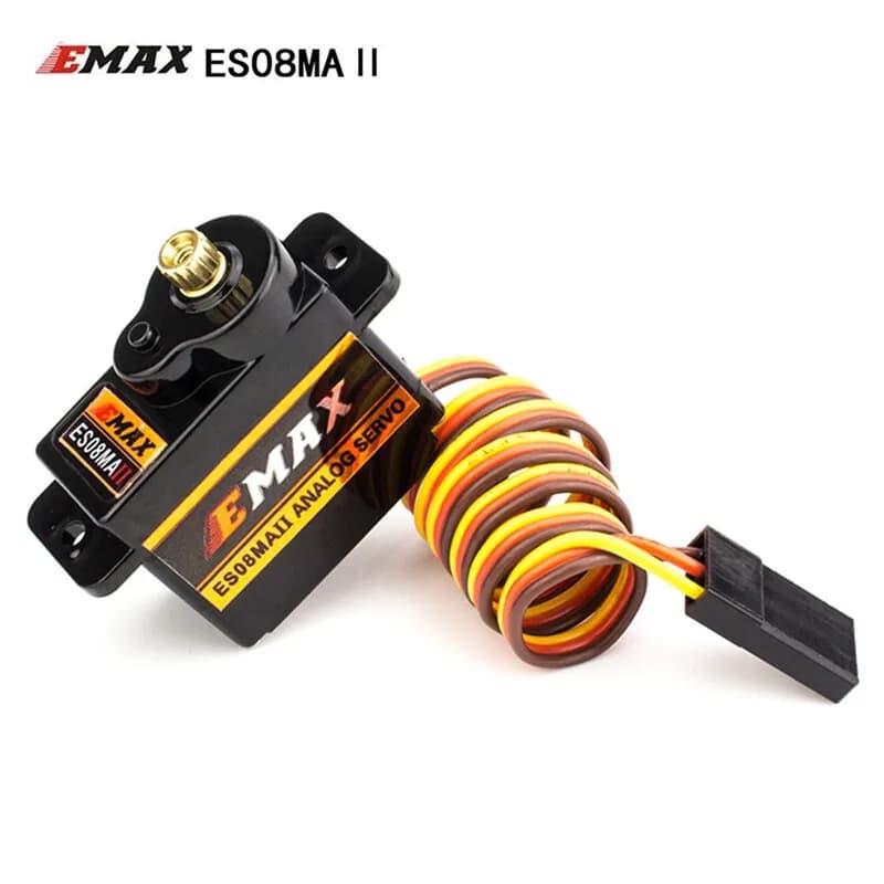 Original EMAX ES08MAII 12G Metal Gear Micro Servo For Cars, Ships, Helicopters And Airplanes 3