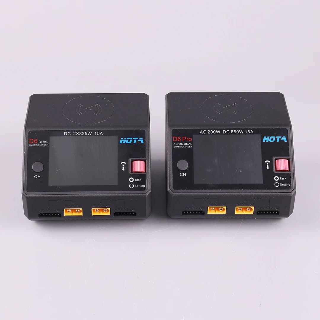 HOTA D6 Pro AC 200w DC 2x325w /15a Channel Smart Battery Charger Discharger Lipo Charger For RC Drone Spare Parts 2