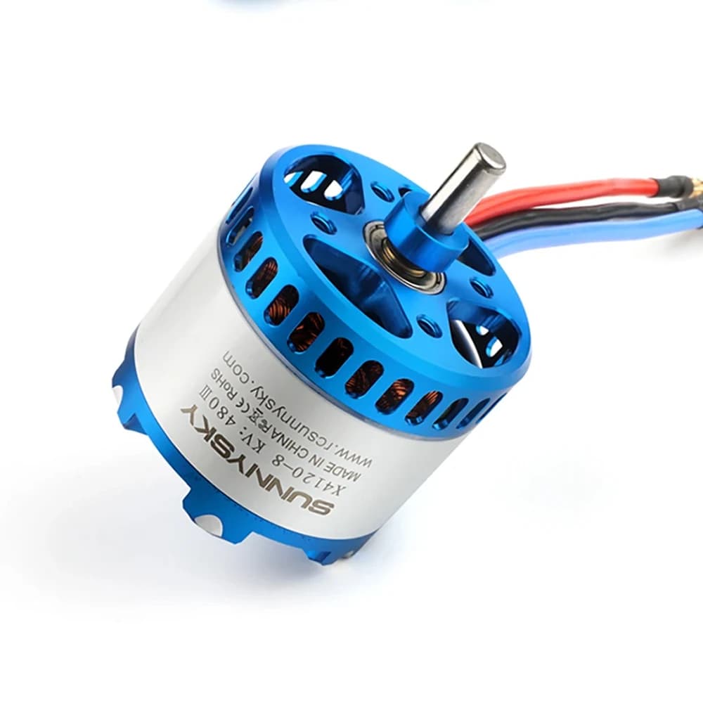 SUNNYSKY X4120-III X4125-III X4130-III 650K550KV 420KV 515KV 520KV Brushless Motor for RC Quadcopter Airplanes Fixed Wing Plane 6