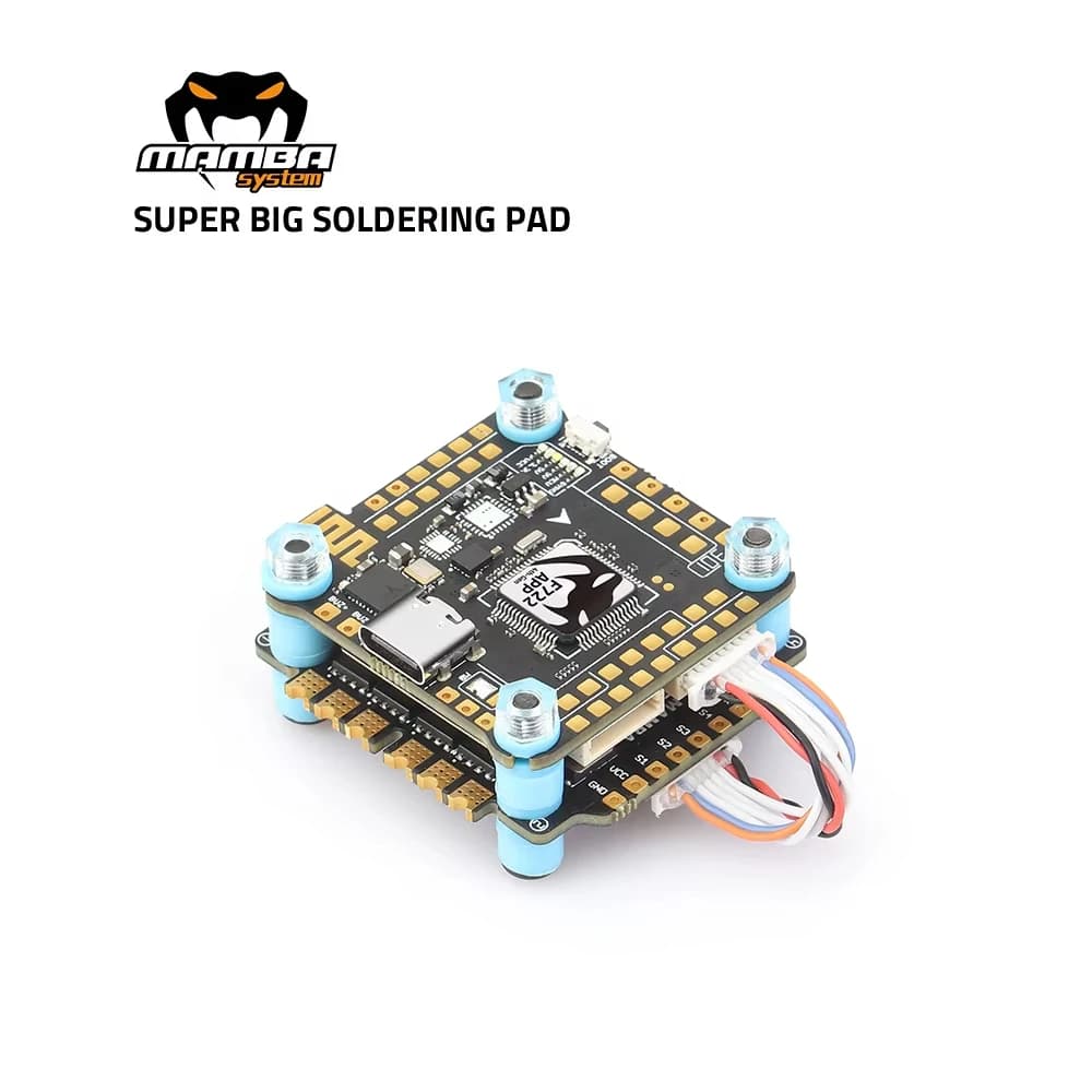 Diatone MAMBA F722 APP MK4 WIFI/DJI Flight Controller Stack F7 45A/55A/65A 128K BLHeli32 ESC 6S 4in1 Dshot1200 Brushless ESC 5