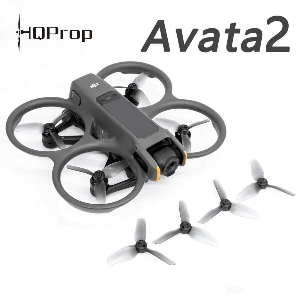 HqProp 3X3X3 Propeller 3Inch 3-Blade Prop Grey Poly Carbonate compatible DJI Avata 2 FPV Drone Parts