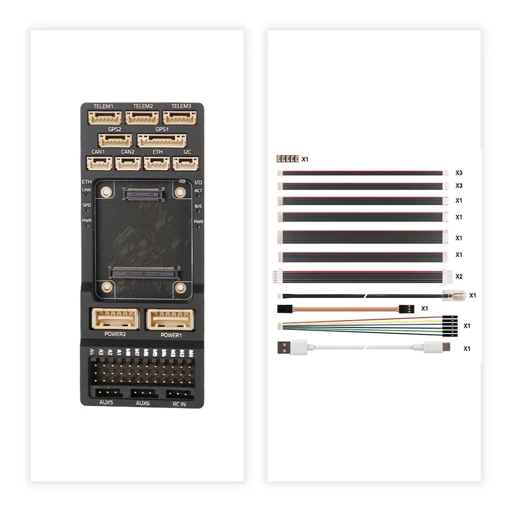 Holybro Pixhawk V2A V2B Mini RPi CM4 Baseboard / Can Be W/6X, 5X and Any FC That Follow The Pixhawk Autopilot Bus Standard 5