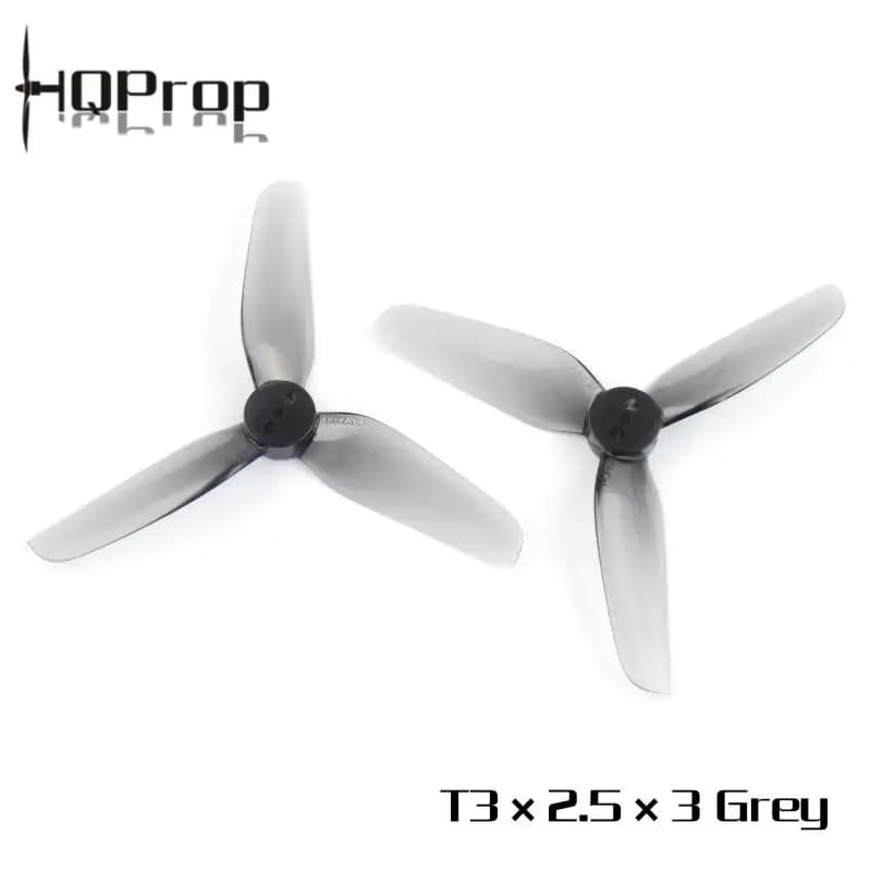 HQProp T3X2.5X3 3025 3-Blade Propeller 3 Inch 76mm PC CW CCW for FPV Racing Drone Quadcopter 3