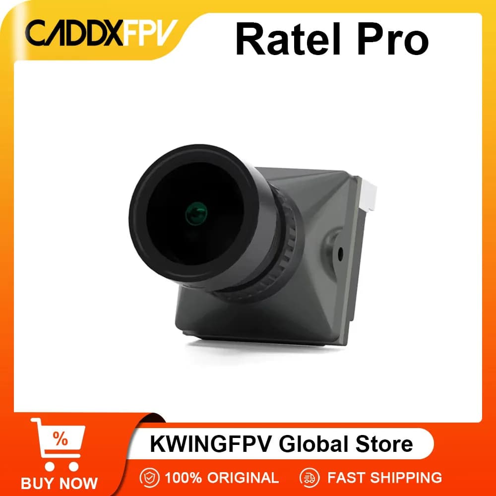CADDXFPV Ratel Pro Analog Camera 2.1mm Lens 16:9/4:3 NTSC/PAL Switchable Micro FPV Camera Drone Quadcopter