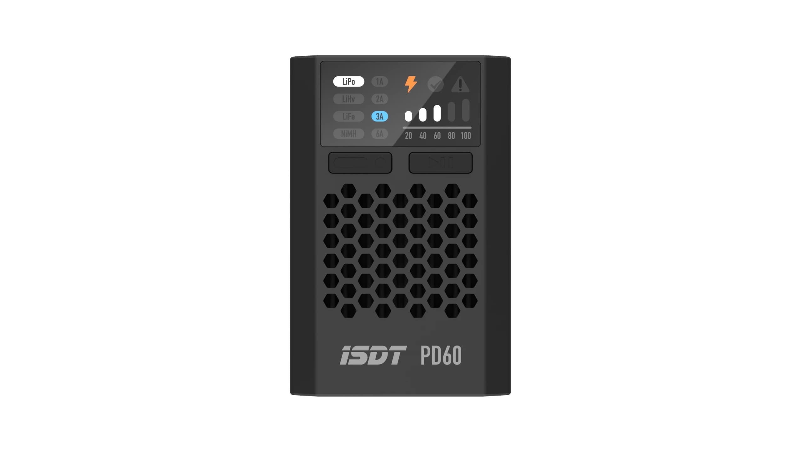 ISDT PD60 60W 6A Lipo Balance Charger, RC Charger with Type-C Input, Portable for 1-4S Lipo/Life/Lilon, 1-12S LiHv/Pb/NiMH 4